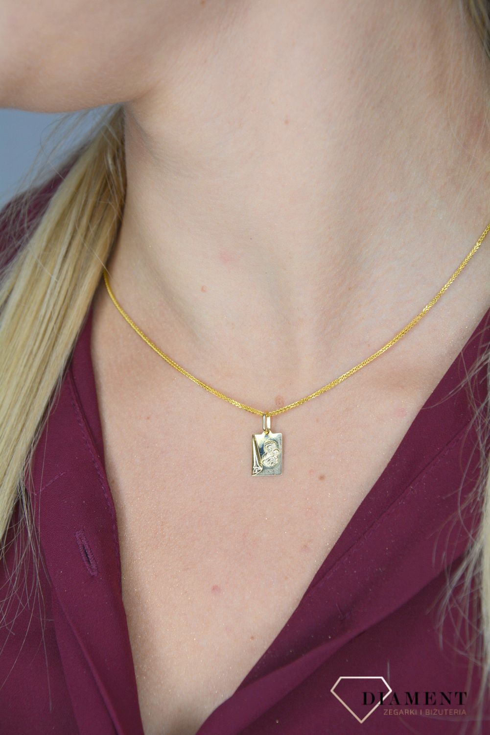 Złoty łańcuszek 585 Lisi ogon 1,5 mm S2Ł000000-471 585 1,5mm ✅ Złoty łańcuszek o splocie lisi ogon wykonany z wysokiej jakości złota próby 585 ✅.jpg